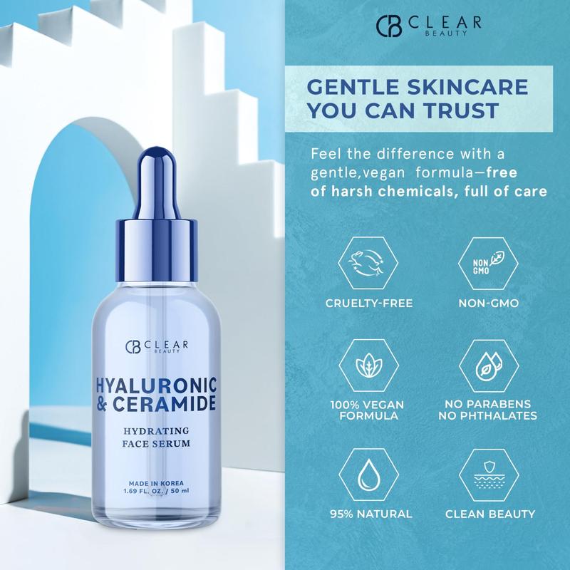 Sérum facial Clear Beauty Hyaluronic & Ceramide 50ml - Outros